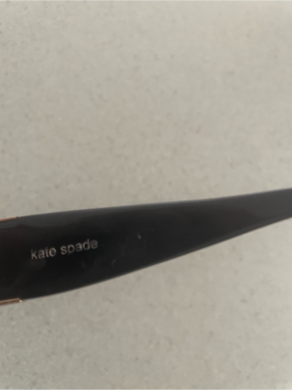 kate spade Brown Oversized Oval Sunglasses with Gold Accents - Picture 5 of 9